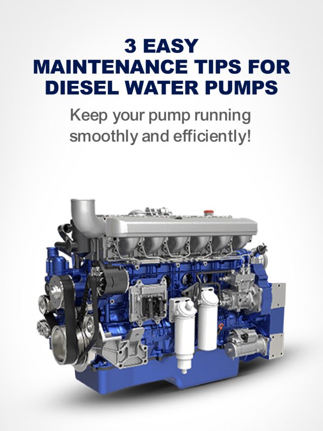 3 Easy Maintenance Tips for Diesel Water Pumps