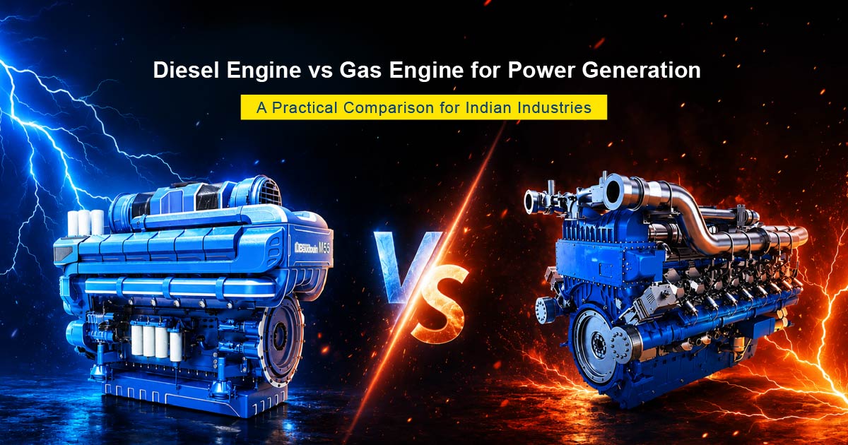 Diesel Engine vs Gas Engine for Power Generation