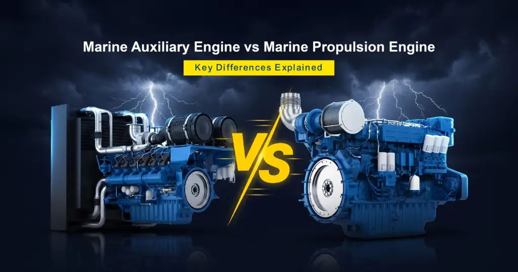 Marine Auxiliary Engine vs Marine Propulsion Engine: Differences Explained
