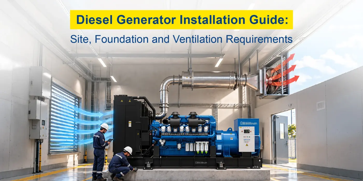 DG Set Installation Guide: Site, Foundation, Airflow